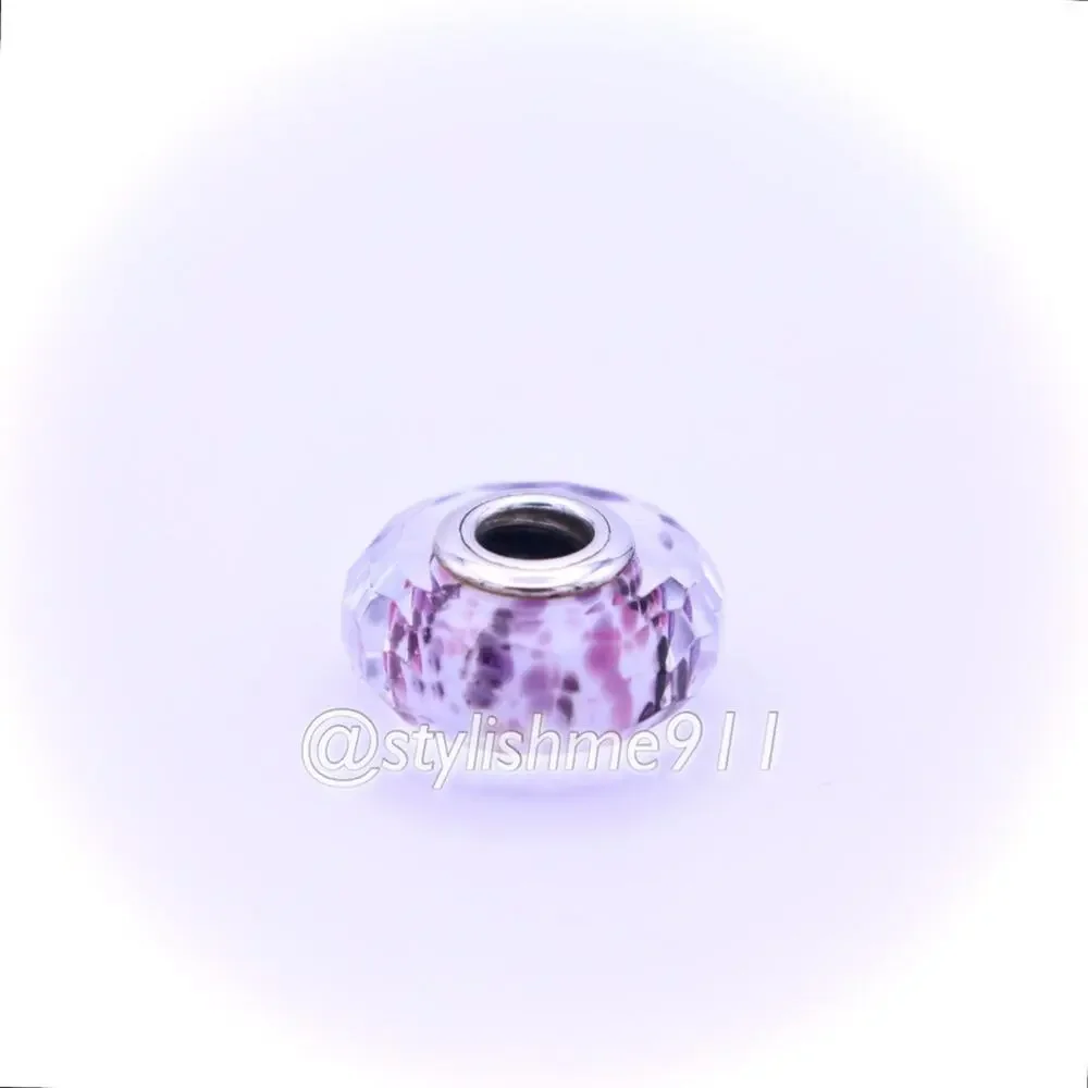 Authentic Pandora Shoreline Sea Glass Faceted Murano Charm - 791608